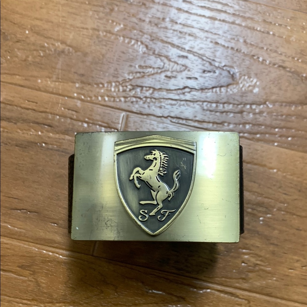 Ferrari & Puma Leather Belt